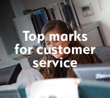 Find out why our customers rate our service so highly.