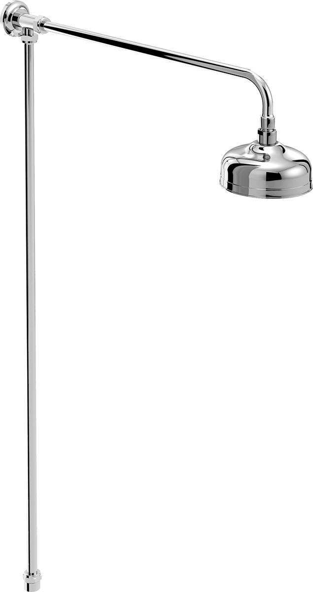 Traditional Rigid Riser Shower Kit in Chrome Bristan